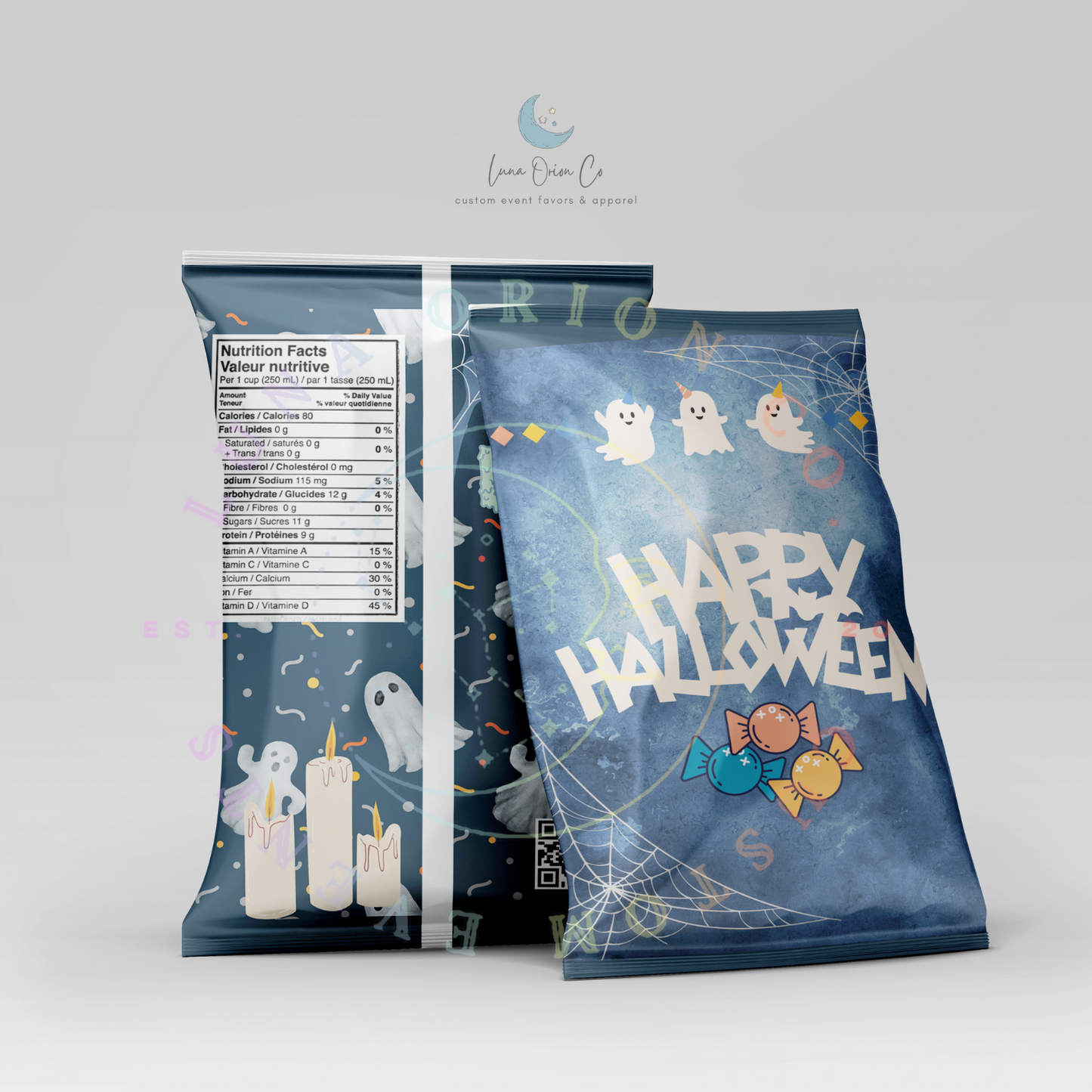 Happy Halloween Chip Bag Printable