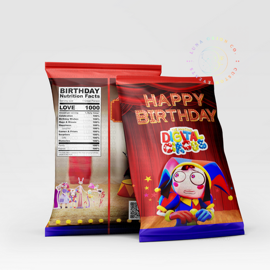 Amazing Digital Circus Chip Bag Printable