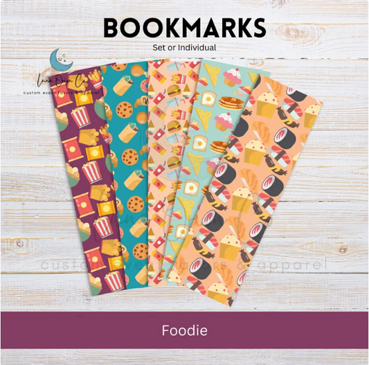 Foodie Bookmark Set or Individual
