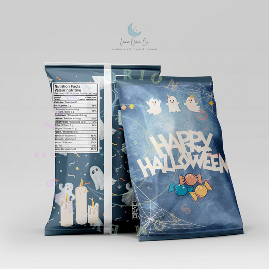 Happy Halloween Chip Bag Printable