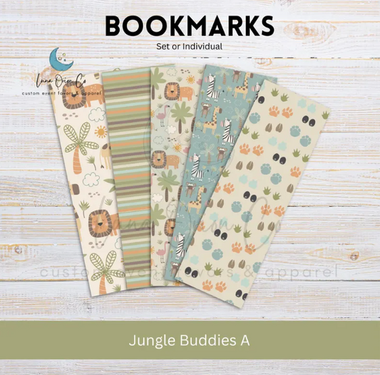 Jungle Buddies [A] Bookmark Set or Individual