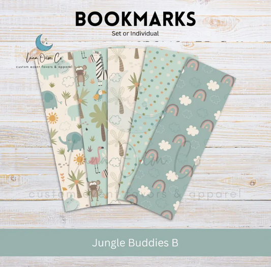 Jungle Buddies [B] Bookmark Set or Individual