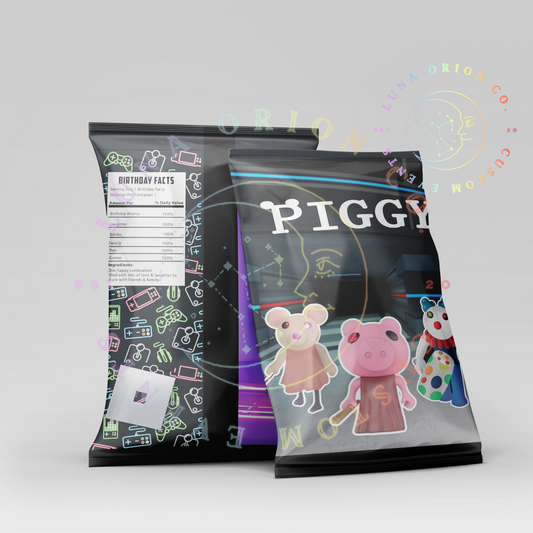 Roblox Piggy Chip Bag Printable