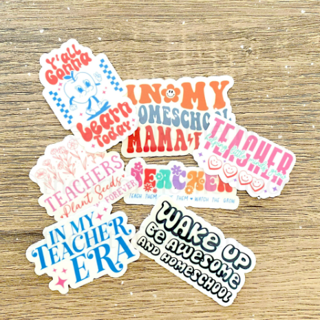 Homeschool Mom/Teacher Sticker