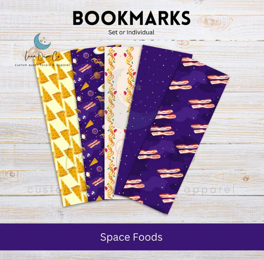 Space Foods Bookmark Set or Individual
